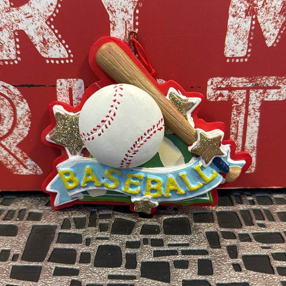Baseball Ornament